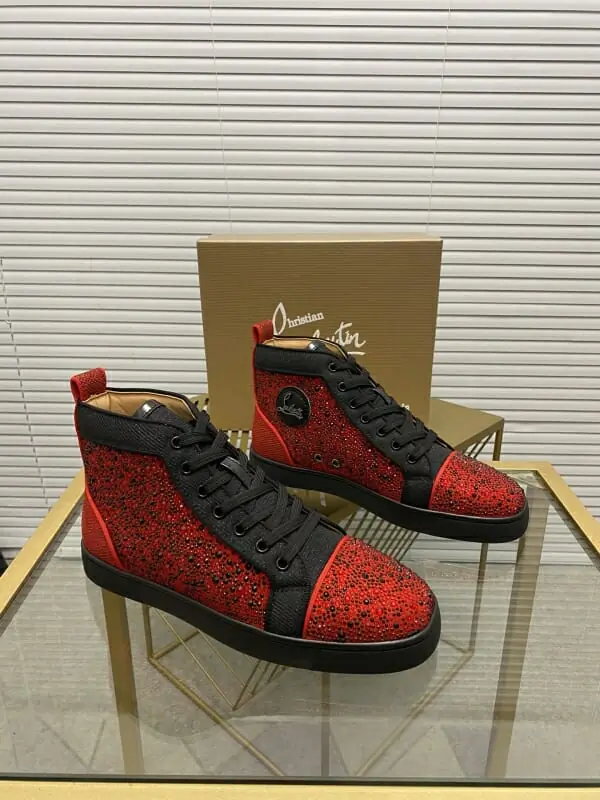 christian louboutin high top chaussures pour homme s_120b76a